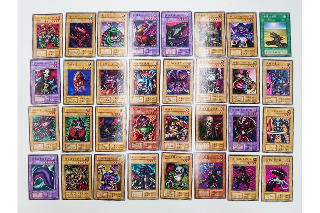 KONAMI(コナミ)　遊戯王　初期　スターターボックス&デュエルモンスターズEX　カードまとめてセット　青眼の白龍、エルフの剣士、ブラック・マジシャンなど　(R-089671)