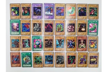 KONAMI(コナミ)　遊戯王　初期　スターターボックス&デュエルモンスターズEX　カードまとめてセット　青眼の白龍、エルフの剣士、ブラック・マジシャンなど　(R-089671)