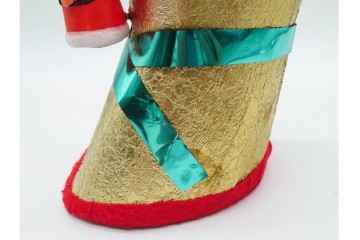 昭和レトロ　当時物　不二家　ソフビ製　サンタ姿のペコちゃんが可愛らしいクリスマスブーツなどのセット　(R-089673)