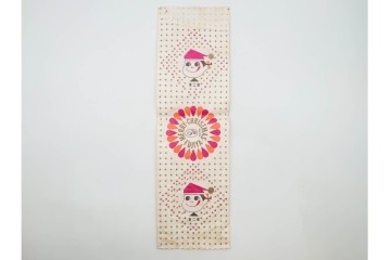 昭和レトロ　当時物　不二家　ソフビ製　サンタ姿のペコちゃんが可愛らしいクリスマスブーツなどのセット　(R-089673)