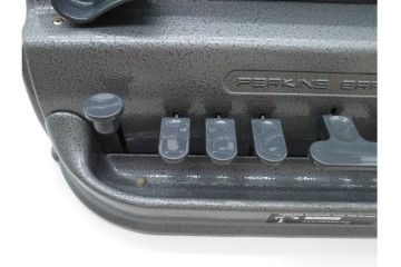アメリカ　PERKINS BRAILLER(パーキンスブレーラー)　レトロな点字タイプライター　(R-089677)