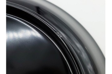 戦前　大正から昭和初期　木製漆器　蒔絵　直径約17cm(5.6寸)　気品漂う絵変わりの銘々皿6枚セット　外箱付き　(R-089678)