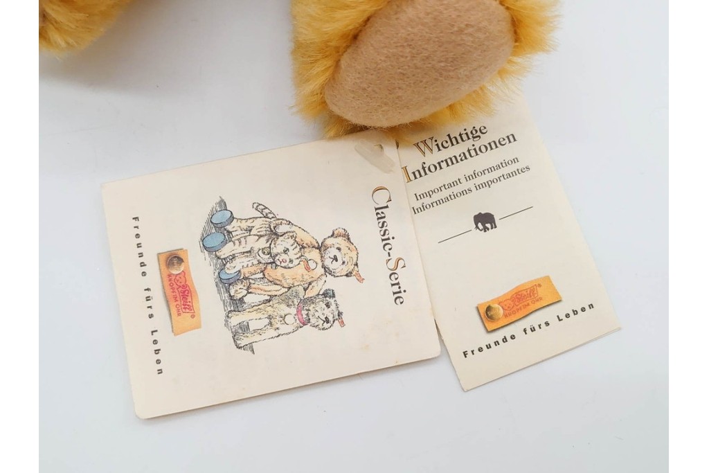 クラシックテディベア(000492)/シュタイフ(Steiff)社　チーキーシリーズ・500体限定/メリーソート(MERRY THOUGHT)社　可愛らしいヴィンテージテディベア3点セット　(R-089683)