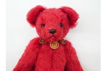 オリジナル/ハーマンテディ(Hermann Teddy)社　ロビンリブ　その他2点含むヴィンテージテディベア4点セット　(R-089684)