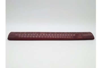 時代茶道具　竹彫　漢詩彫が施された茶合　(R-089687)