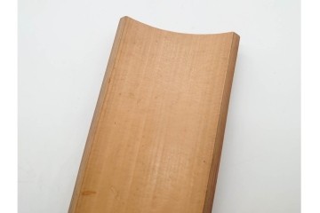 時代物　石禅作　胡麻竹彫嵌の茶量(茶合)　共箱付き　(R-089688)