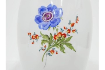 ドイツ製　Meissen(マイセン)　フラワーブーケ　高さ約53cm　華やかな蓋付きフラワーベース　外箱付き　(R-089689)
