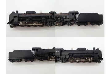 KATO(カトー)　HOゲージ 　D51(蒸気機関車)・スハ43系(客車)・キハ82系(ディーゼルカー)・線路セット・パワーパックなど 鉄道模型まとめてセット　(R-089690)