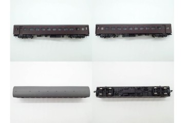 KATO(カトー)　HOゲージ 　D51(蒸気機関車)・スハ43系(客車)・キハ82系(ディーゼルカー)・線路セット・パワーパックなど 鉄道模型まとめてセット　(R-089690)