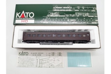 KATO(カトー)　HOゲージ 　D51(蒸気機関車)・スハ43系(客車)・キハ82系(ディーゼルカー)・線路セット・パワーパックなど 鉄道模型まとめてセット　(R-089690)