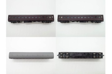 KATO(カトー)　HOゲージ 　D51(蒸気機関車)・スハ43系(客車)・キハ82系(ディーゼルカー)・線路セット・パワーパックなど 鉄道模型まとめてセット　(R-089690)