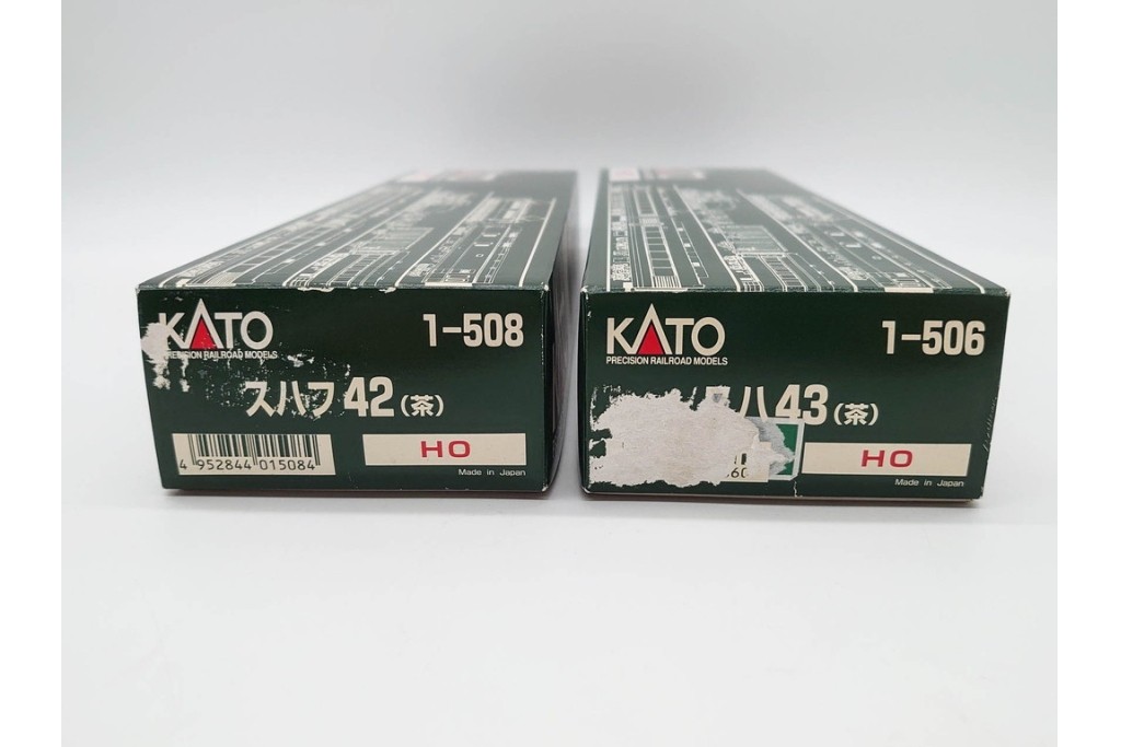 KATO(カトー)　HOゲージ 　D51(蒸気機関車)・スハ43系(客車)・キハ82系(ディーゼルカー)・線路セット・パワーパックなど 鉄道模型まとめてセット　(R-089690)