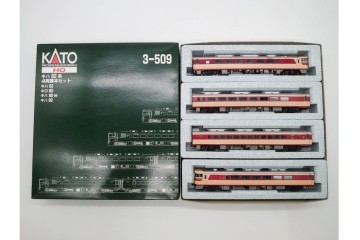 KATO(カトー)　HOゲージ 　D51(蒸気機関車)・スハ43系(客車)・キハ82系(ディーゼルカー)・線路セット・パワーパックなど 鉄道模型まとめてセット　(R-089690)