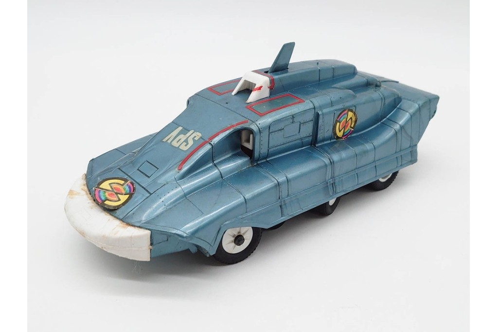 当時物　IMAI(旧イマイ)　キャプテンスカーレットの追跡戦闘車・秘密トレーラー・ヘリコプター　サンダーバードのジェットモグラタンク　プラモデルなどまとめてセット　外箱付き　(R-089691)