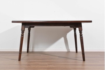 中古　松本民芸家具　クラシカルなA型食卓　(R-089700)