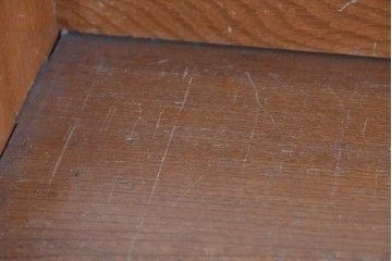 和製ヴィンテージ　昭和中期　栓材　素朴なデザインの楔(クサビ)式本棚　(R-089704)