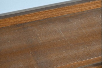 和製ヴィンテージ　昭和中期　栓材　素朴なデザインの楔(クサビ)式本棚　(R-089704)