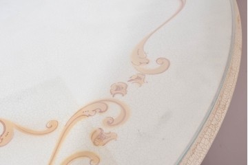 中古　美品　SILIK(シリック)　繊細なロココ調装飾が華やかなダイニングテーブル　定価約210万円　(R-089713)