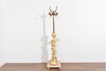 中古　SILIK(シリック)　ブドウと人物モチーフの装飾が華やかなポールハンガー　定価約46万円　(R-089714)