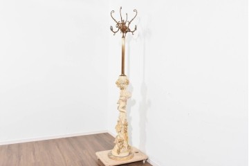中古　SILIK(シリック)　ブドウと人物モチーフの装飾が華やかなポールハンガー　定価約46万円　(R-089714)