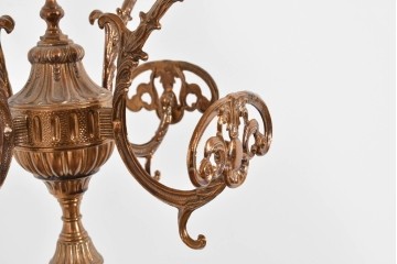 中古　SILIK(シリック)　ブドウと人物モチーフの装飾が華やかなポールハンガー　定価約46万円　(R-089714)