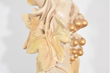 中古　SILIK(シリック)　ブドウと人物モチーフの装飾が華やかなポールハンガー　定価約46万円　(R-089714)