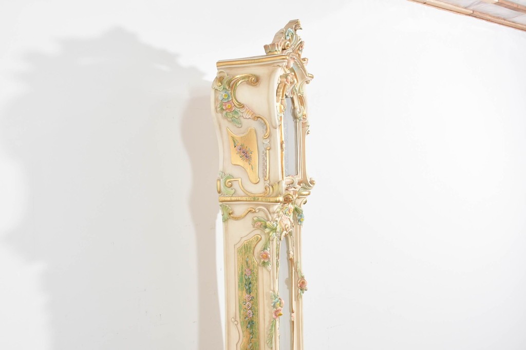 中古　イタリア　Franz Hermle(フランツ・ヘルムレ)社製ムーブメント搭載のホールクロック　定価約200万円　(R-089715)
