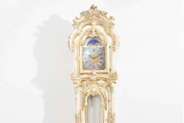 中古　イタリア　Franz Hermle(フランツ・ヘルムレ)社製ムーブメント搭載のホールクロック　定価約200万円　(R-089715)