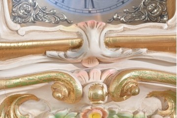 中古　イタリア　Franz Hermle(フランツ・ヘルムレ)社製ムーブメント搭載のホールクロック　定価約200万円　(R-089715)