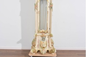 中古　イタリア　Franz Hermle(フランツ・ヘルムレ)社製ムーブメント搭載のホールクロック　定価約200万円　(R-089715)