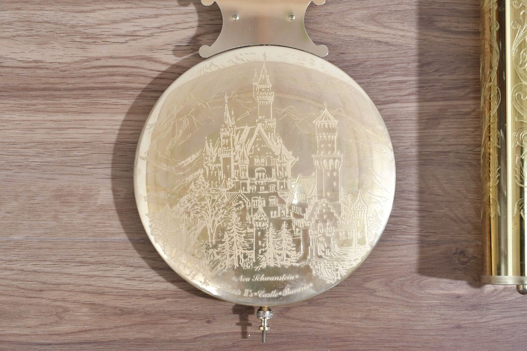 中古　イタリア　Franz Hermle(フランツ・ヘルムレ)社製ムーブメント搭載のホールクロック　定価約200万円　(R-089715)