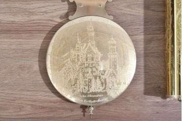 中古　イタリア　Franz Hermle(フランツ・ヘルムレ)社製ムーブメント搭載のホールクロック　定価約200万円　(R-089715)