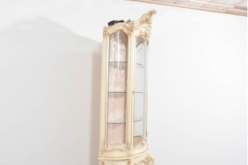 中古　美品　SILIK(シリック)　優美な装飾が華やかなロココ調キュリオケース　定価約170万円　(R-089716)