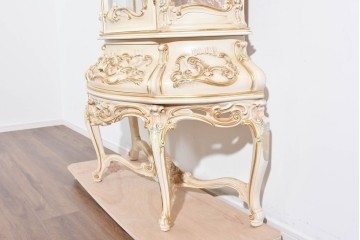 中古　美品　SILIK(シリック)　優美な装飾が華やかなロココ調キュリオケース　定価約170万円　(R-089717)