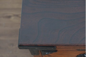 中古　美品　岩谷堂箪笥　重厚な黒金具が映えるテレビ台　(R-089730)