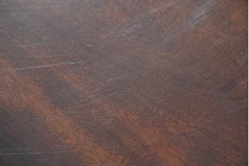 中古　美品　松本民芸家具　重厚な挽物脚が目を引くC型センターテーブル　(R-089733)