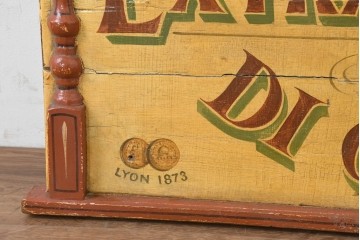 イタリアヴィンテージ　1950年から1970年頃　著名工房ペイント作品　Filippo Berio(フィリッポ・ベリオ)のレトロなペイント看板　(R-089747)