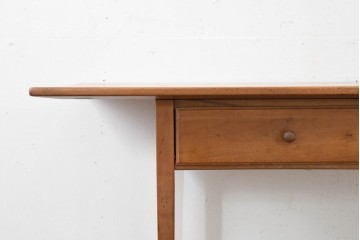 ヨーロッパヴィンテージ　チェリー無垢材　素朴で上品なコンソールテーブル　(R-089749)