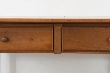 ヨーロッパヴィンテージ　チェリー無垢材　素朴で上品なコンソールテーブル　(R-089749)