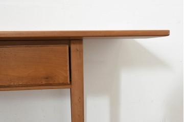 ヨーロッパヴィンテージ　チェリー無垢材　素朴で上品なコンソールテーブル　(R-089749)