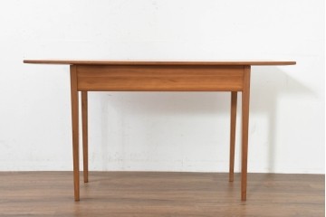 ヨーロッパヴィンテージ　チェリー無垢材　素朴で上品なコンソールテーブル　(R-089749)