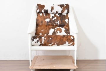 中古　美品　Poltrona Frau(ポルトローナ・フラウ)　Gio Ponti(ジオ・ポンティ)　カウスキン　Dezza(デッザ)　洗練されたデザインのアームチェア　現行定価約180万円(R-089750)