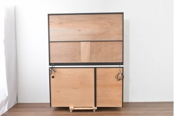 中古　超美品　AYANO(綾野製作所)　スタイリッシュなキッチンキャビネット　(R-089753)