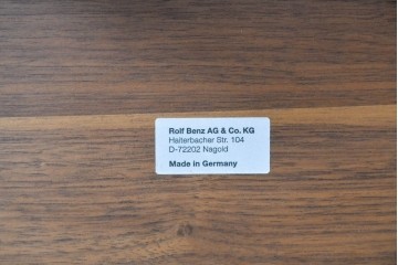 中古　美品　IDC大塚家具取り扱い　ドイツ　ROLF BENZ(ロルフベンツ)　「650」　ダイニングチェア6脚セット　(R-089754)