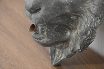 フランスアンティーク　1900年から1950年頃　ライオンモチーフの噴水口　※ディスプレイ用　(R-089762)