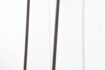 ヴィンテージ　モロッコ　異国情緒漂うアイアン製トーチ2個セット　(R-089763)