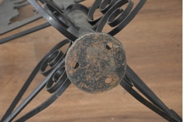 イギリスヴィンテージ　鍛冶職人のシルエットが個性的な風向計　(R-089769)