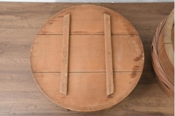 和製ヴィンテージ　特大　竹を巡らせた趣深いおひつ　(R-089772)