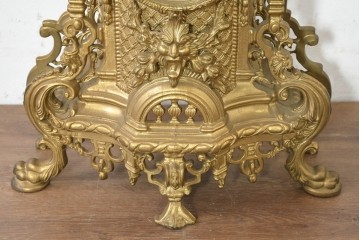中古　イタリア製　STILARS(スティラーズ)　華やかな装飾の置時計　(R-089774)