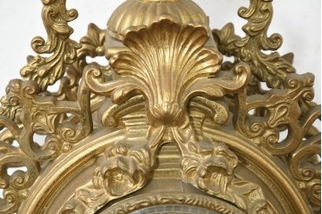 中古　イタリア製　STILARS(スティラーズ)　華やかな装飾の置時計　(R-089774)